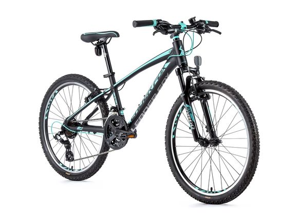 Leader Fox SPIDER chlapecký 24", 2020-1 ČERNÁ MAT/SVĚTLE ZELENÁ