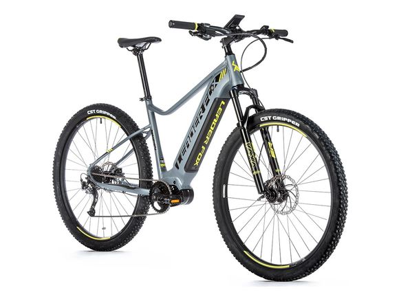 Horské elektrokolo Leader Fox SWAN 29" pánské, 2020-1 17,5" ŠEDÁ MAT/ŽLUTÁ EU NORM 15194/2017