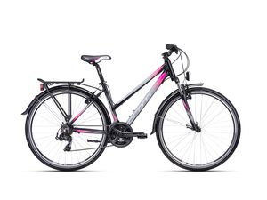 CTM MAXIMA 1.0 Trek matná černá / růžová