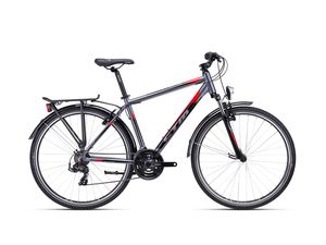 TRANZ 1.0 Trek šedá / červená