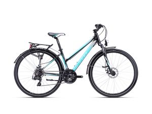 MAXIMA 2.0 Trek černá / bledá tyrkysová