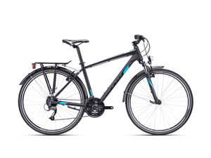 STARK 1.0 Trek matná černá / lesklá bledá modrá